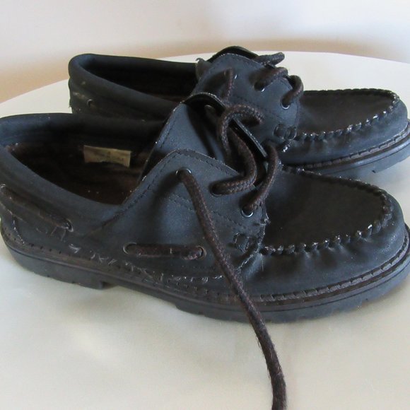 Boys lace up black shoes size 4 Vibrations - Picture 12 of 14